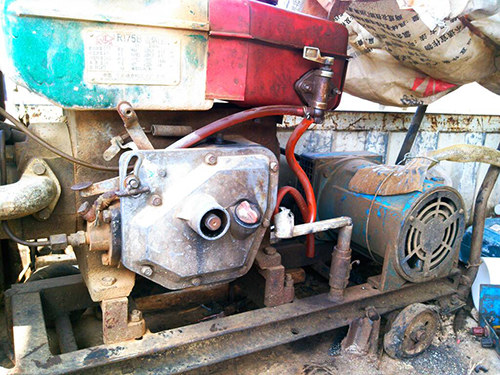 华宁单杠柴油机发电机出租